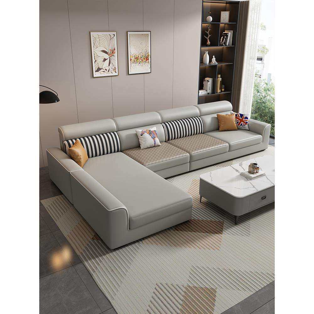 布艺沙发客厅2025新款雪尼尔棉麻可拆洗冬夏两用小户型猫抓皮直排