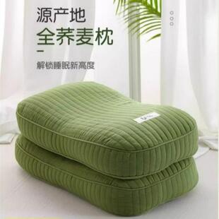 全荞麦皮壳枕头护颈椎助睡眠决明子枕芯硬整头成人男护颈枕小高枕