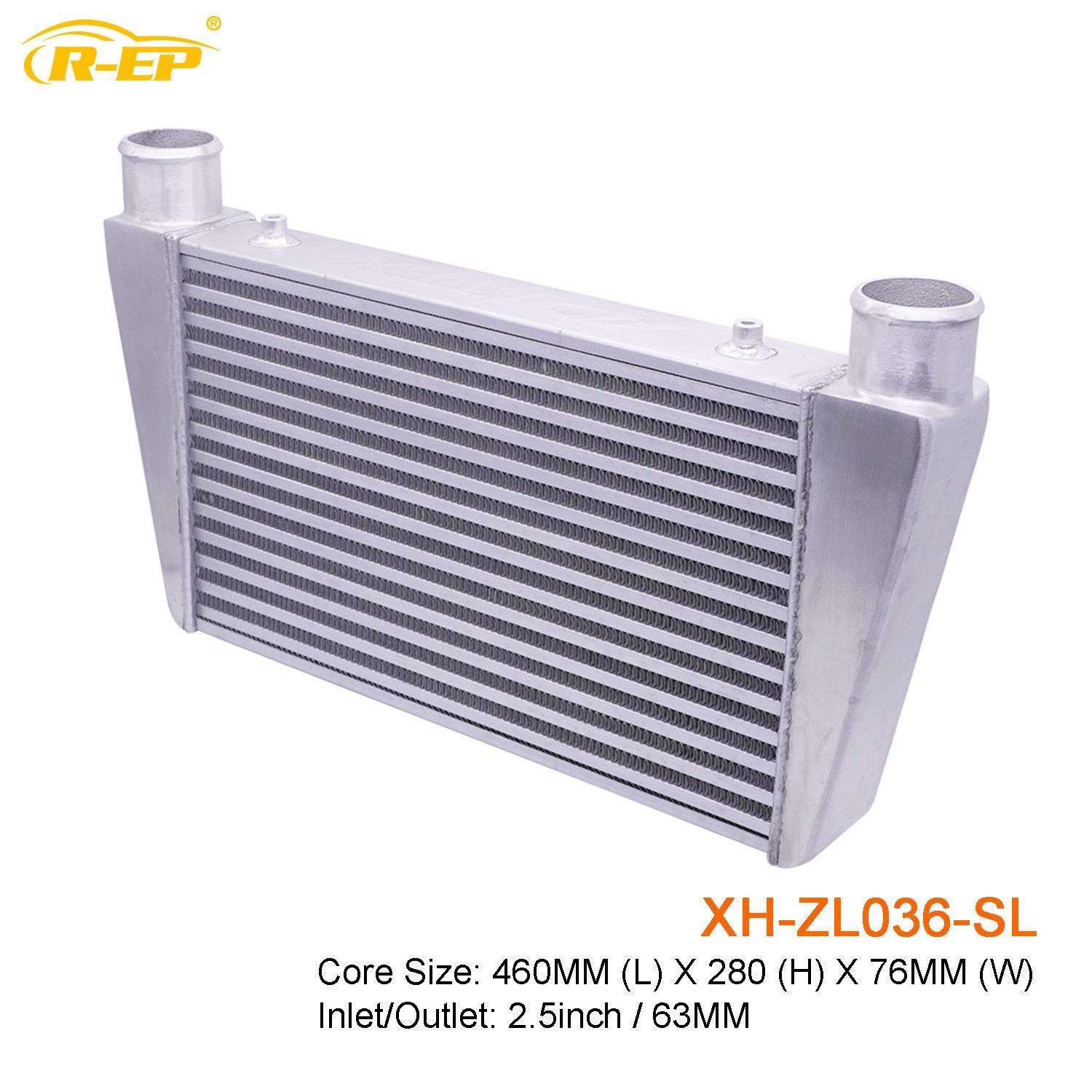 汽车中冷器通用460x280x76MM-65MM散热器进气涡轮增压改装管式