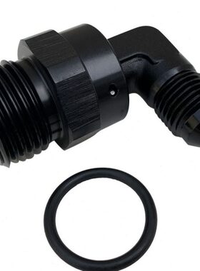 90度AN6-AN10 ORB变径油管接头可旋转铝合金连接头SWIVEL TO MALE