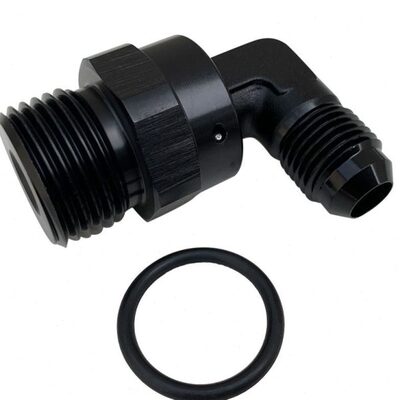 90度AN6-AN10 ORB变径油管接头可旋转铝合金连接头SWIVEL TO MALE