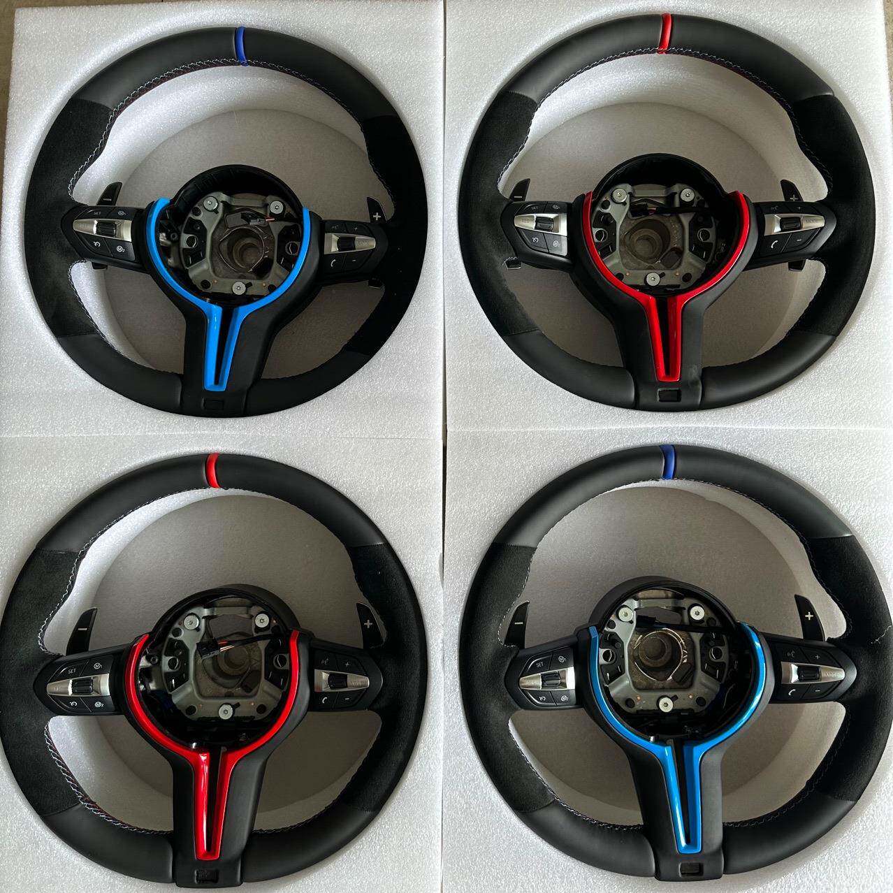 适用于宝马f底盘F01F10F30 1234567系X123456车型翻毛皮mp方向盘
