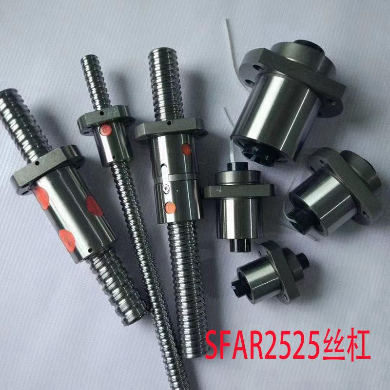 青岛机床滚珠副TBI丝杠螺母SFAR3232 SFAR2525大导程厂家丝杠冷轧