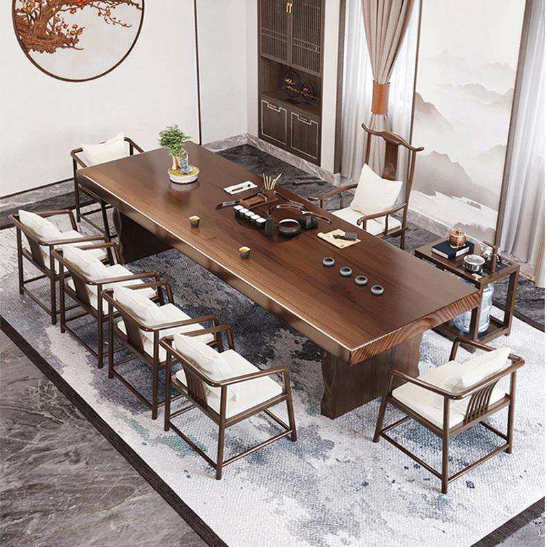 新中式实木茶桌办公室带茶盘原木泡茶桌休闲家用会客茶桌椅组合,鲜花速递/花卉仿真/绿植园艺,割草机/草坪机,淘宝优惠券,粉丝福利购,淘宝优惠卷