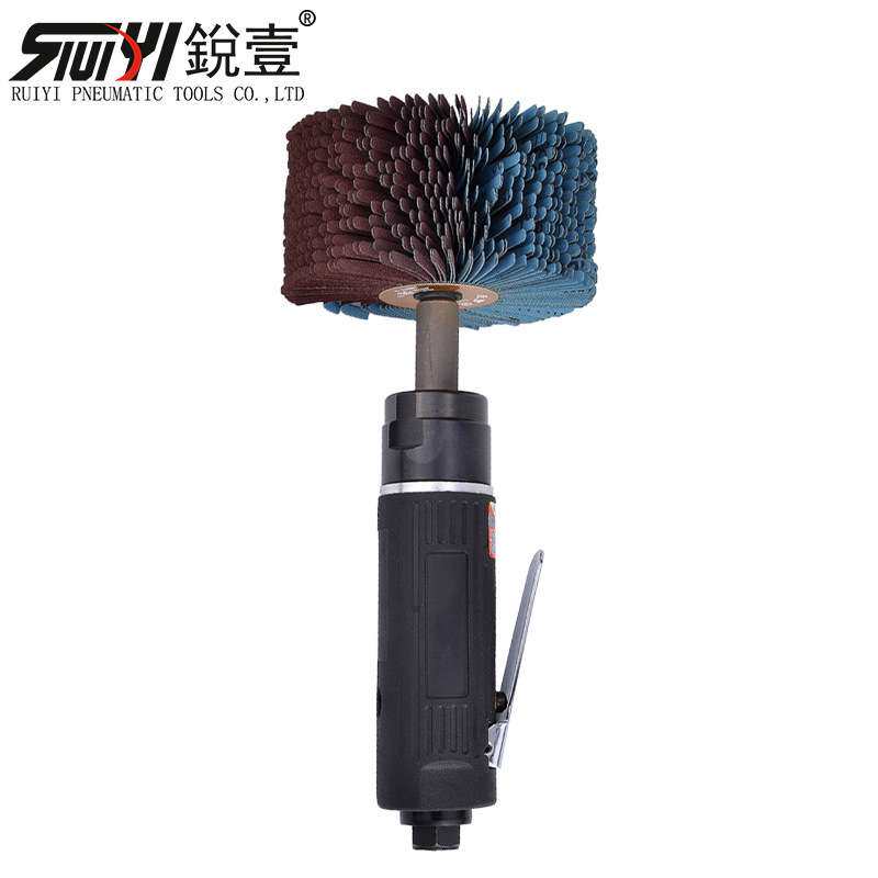 锐壹异形打磨机砂布轮家具底漆刷木工凹槽线条菠萝蜜抛光轮