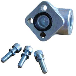 OMT齿轮泵油口法兰RPA带密封圈用于马祖奇铝合金齿轮泵