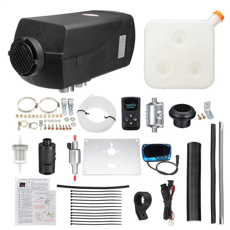 2019新款驻车燃油空气加热器12V24V暖风机汽货车柴油取暖器海外版