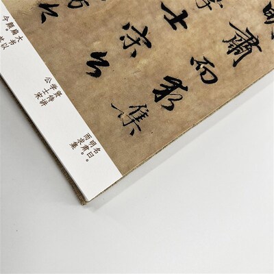 赵孟頫行书毛肃楼记 手工经折装 临清复制明笔字帖高摹