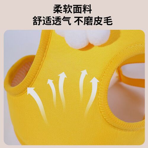 咪猫牵引绳花心式立体背朵溜猫绳宠物背心工字型胸背狗狗背带