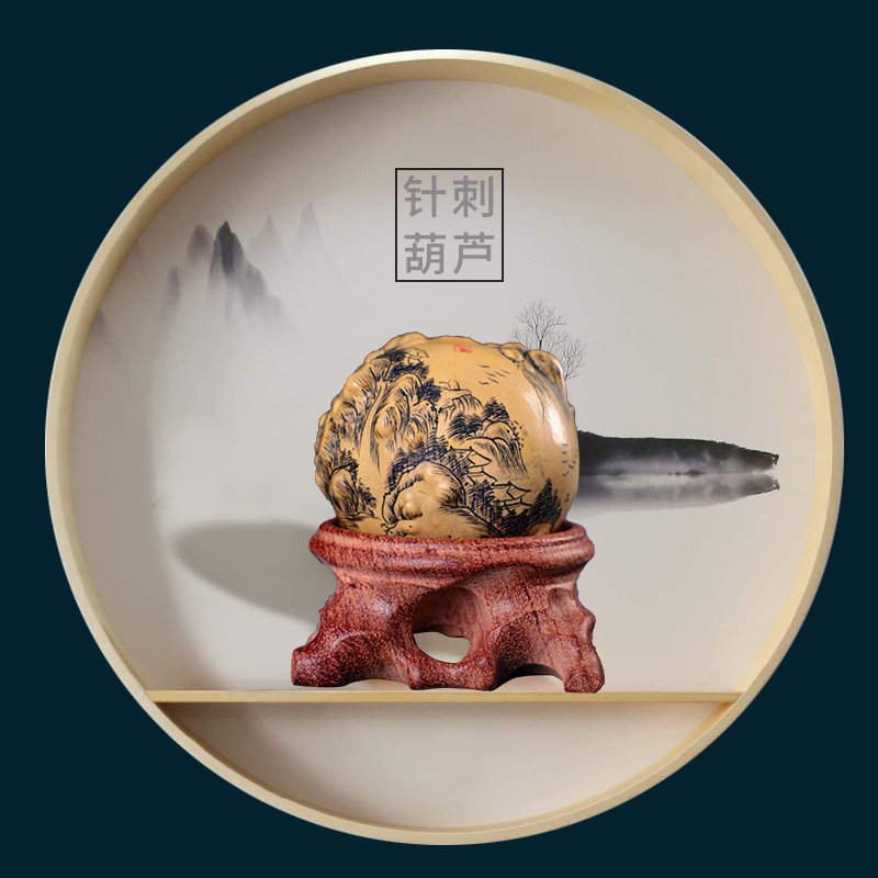 文玩葫芦手把件摆件天然手捻精品兰州针刺疙瘩手揉雕刻工艺品收藏