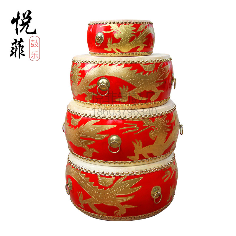 12寸14鼓16寸18寸20寸24寸堂战排鼓龙寸鼓鼓大鼓小鼓红鼓牛皮鼓