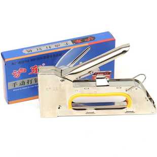 沪东手动钉枪单用门型钉枪1008F打钉枪广告绷画喷绘手动U型钉枪