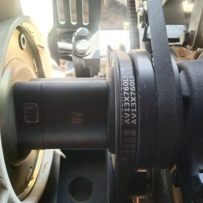 东方红拖拉机配件ME400 404原厂皮带三维三角带电机风扇皮带13/17