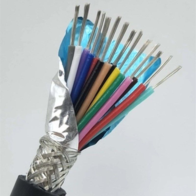 美标UL2464屏蔽线/2AWG 2/324/5控6/7/8芯 信号/制线抗干扰屏蔽线