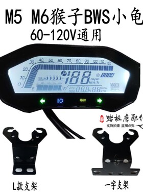 Z3猴装表M6猴电动车仪表小怪M5 60-120V改仪仪表