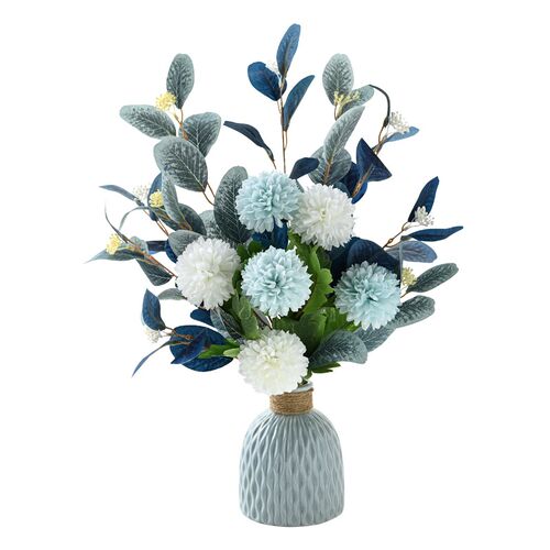 绣球花假花仿高花客设客厅餐桌花摆花真端摆厅装饰花摆件家居饰品