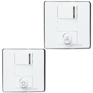 锦迈开6型暗装光开带无极调一调速8关面板 一开调速器500W调光器1