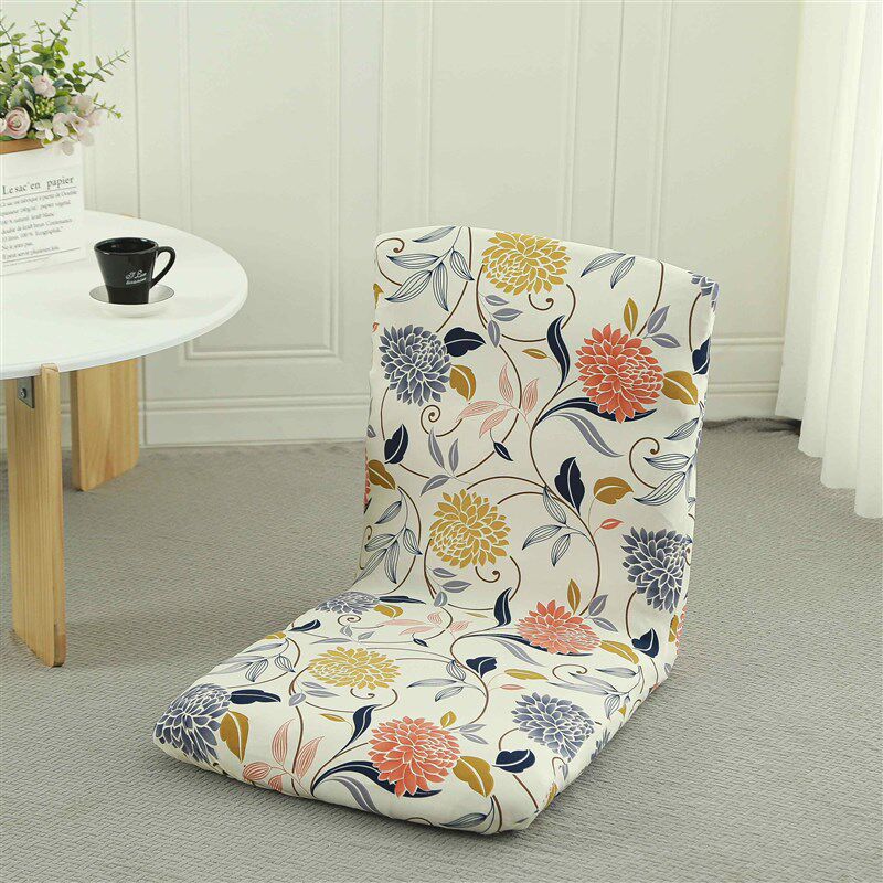 懒人榻榻米座椅套布床上卧室小沙发罩单人飘窗阳台靠背折叠椅子套
