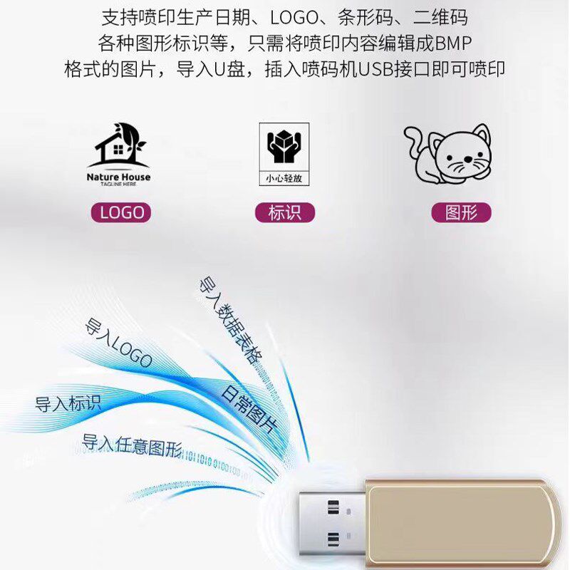 久创 在线喷码机全自动流水线打码机打生产日期编号二维码打印打