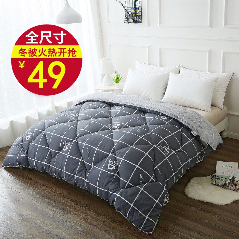 被子被芯冬季冬被加厚保暖学生宿舍丝棉被单人双人太空被春秋被褥