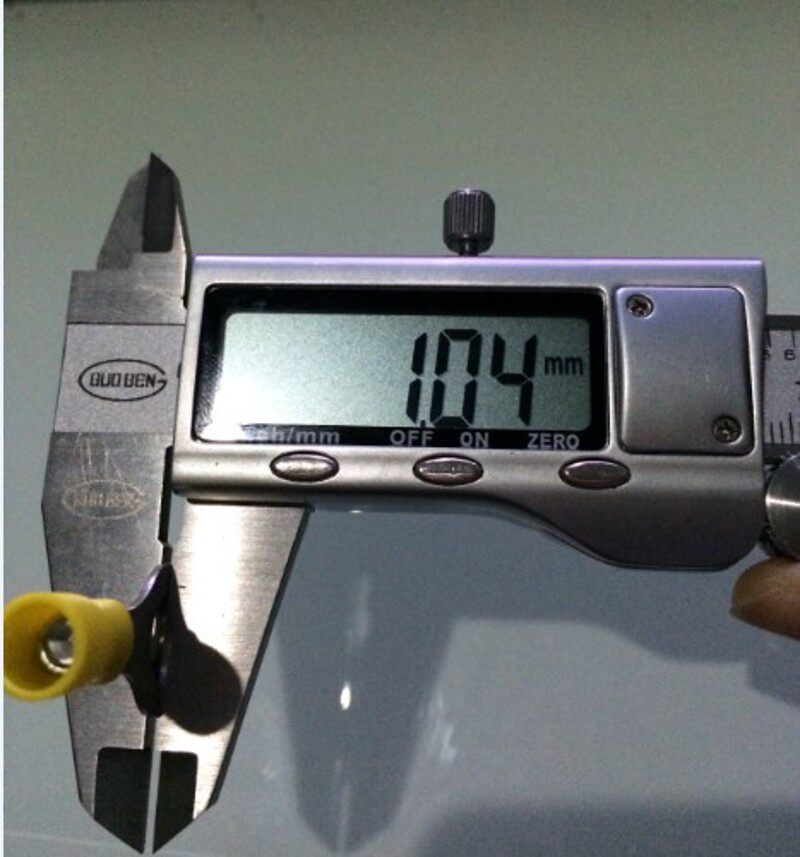 圆形型绝缘端子rv5.5-8接线5子 紫铜 厚1MM 铜鼻子 国标预 端00只