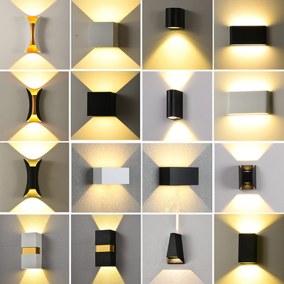 室内室外卧室背景上下打光墙灯酒店别墅民宿户外庭院外墙防水壁灯