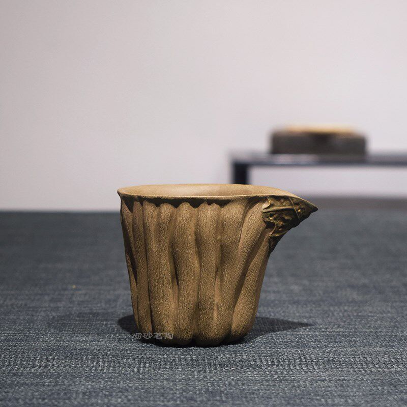 宜兴紫砂茶具原陈段泥矿真全手工莲韵可道杯公养功夫茶具