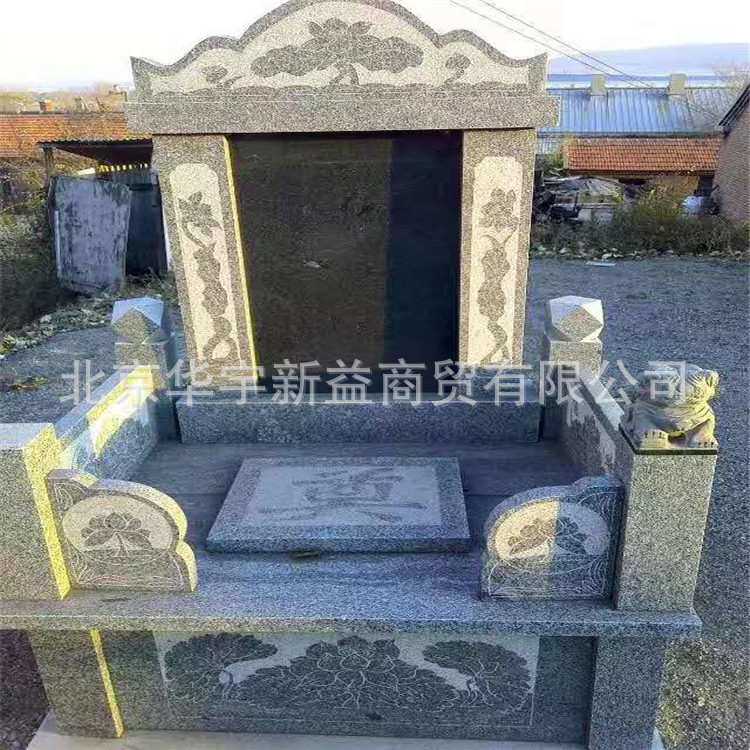 汉白玉大理石花岗岩墓碑组合墓汉白玉防潮盒.。