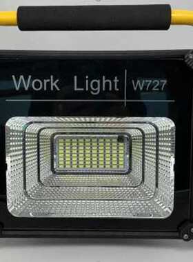 LED投光灯大功率户外工地灯USB直充泛光灯手提照明灯W727