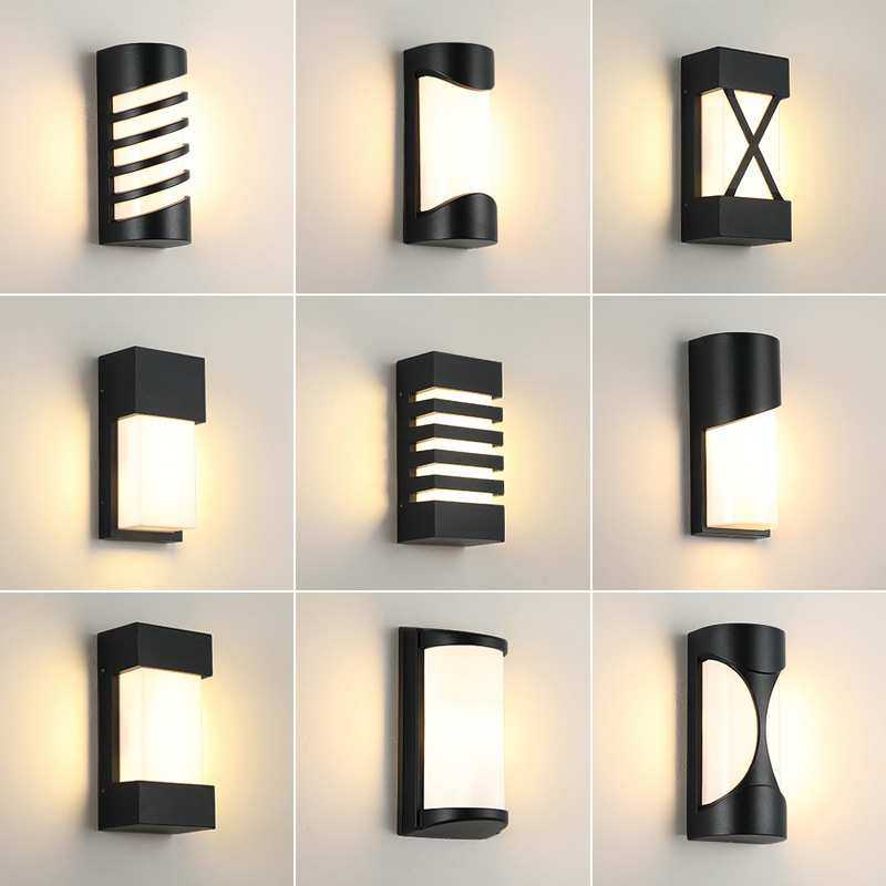 户外壁灯防水庭院灯现代简约室外大门口外墙花园楼梯过道阳台壁灯