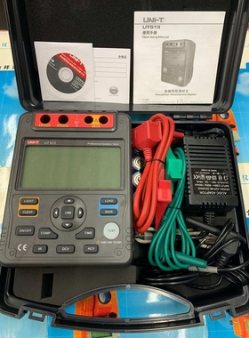 优利德UT511/512/513绝缘电阻测试仪高压数字兆欧表1000V/5000V