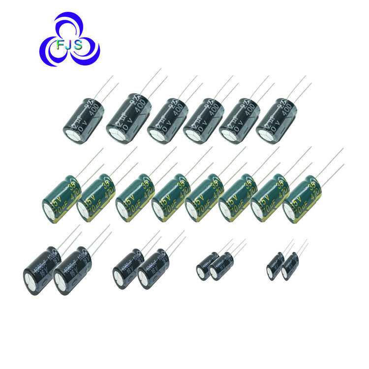 电解电容HUAHONG  35V 1000UF 10*20 绿金高频低阻插件电容全系列
