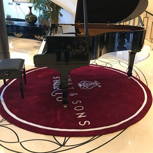 隔热钢琴地毯施坦威钢音地垫定做纯手工减震琴防潮隔琴毯欧式厚款