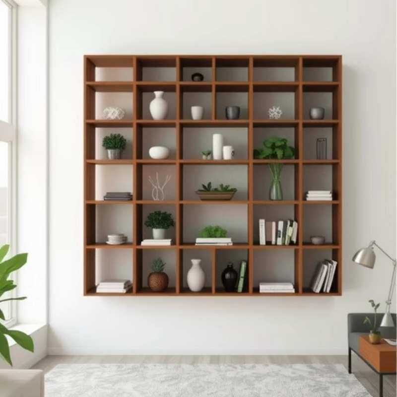 博古架实木新中式挂墙壁挂式现代多宝阁收纳架客厅多层简约置物架,3C数码配件,摄像机配件,淘宝优惠券,粉丝福利购,淘宝优惠卷