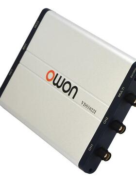 OWON虚拟PC数字示波器VDS1022I双通道25M便捷隔离通道