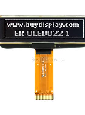 白色2.2寸OLED显示屏/显示模块/12832/128x32点阵/并串口