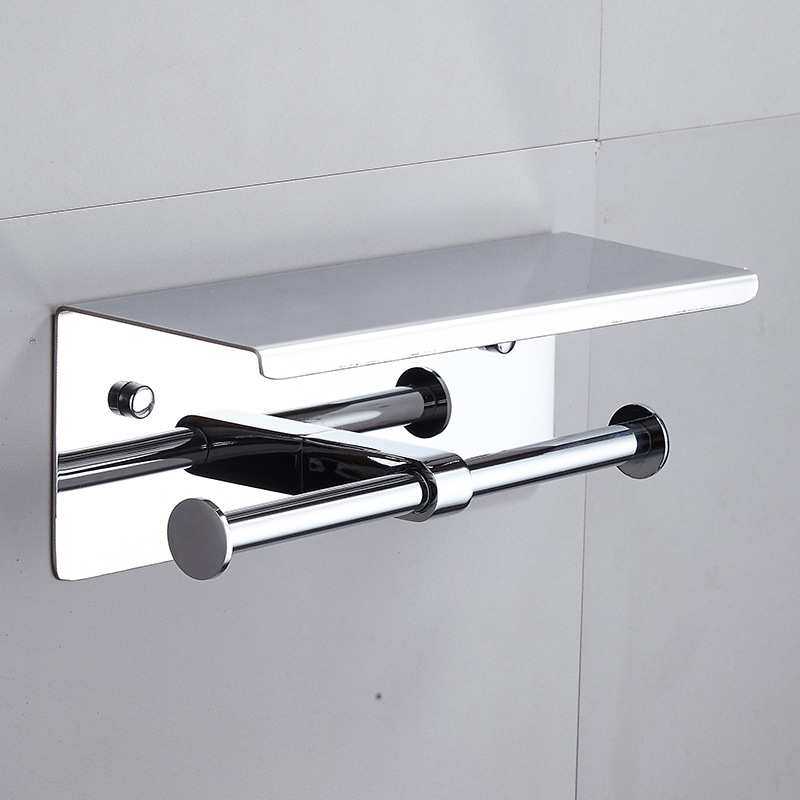 浩思不锈钢手机纸巾架卫生间纸架浴室置物卷纸架壁挂式手机纸巾架,3C数码配件,摄像机配件,淘宝优惠券,粉丝福利购,淘宝优惠卷