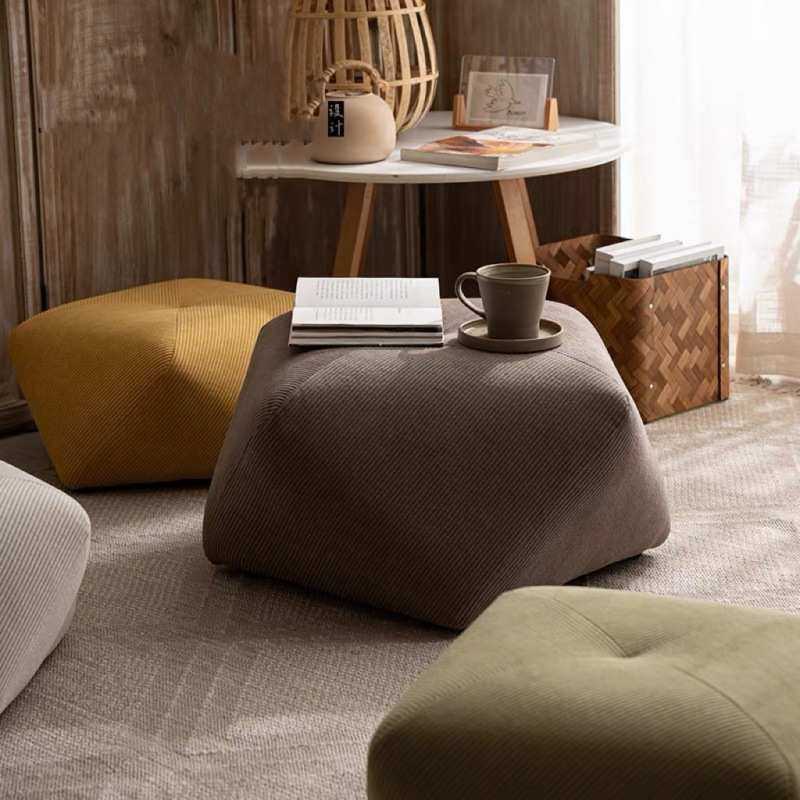 八角凳家用真皮换鞋脚踏矮凳网红轻奢高级感衣帽间化妆圆凳,3C数码配件,摄像机配件,淘宝优惠券,粉丝福利购,淘宝优惠卷