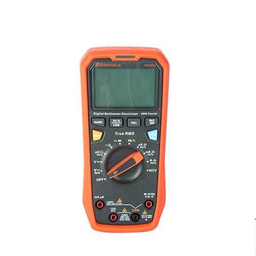 钢盾工具 数显万用表 数字多用表S034001 电流电压电阻电容