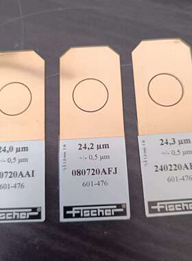 德国菲希尔FISCHER测厚仪FMP10-40标准片厚度试片