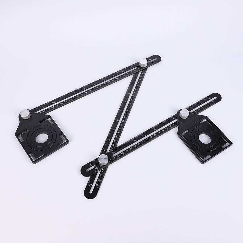 玻璃万向打孔神器铝合金六折尺瓷砖开孔定位泥瓦工贴墙砖铺地砖,3C数码配件,摄像机配件,淘宝优惠券,粉丝福利购,淘宝优惠卷