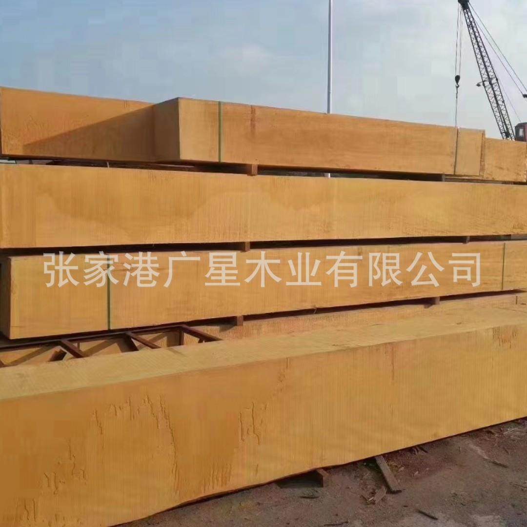 巴蒂木原木多规格尺寸圆柱方料板材地板庭院实木长方形木板用木条