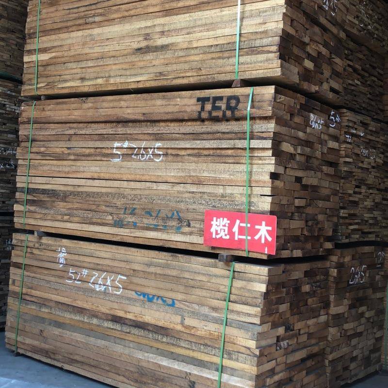 榄仁木板材 TER.TK进口原木木材家具地板工程防腐木实木板材TB