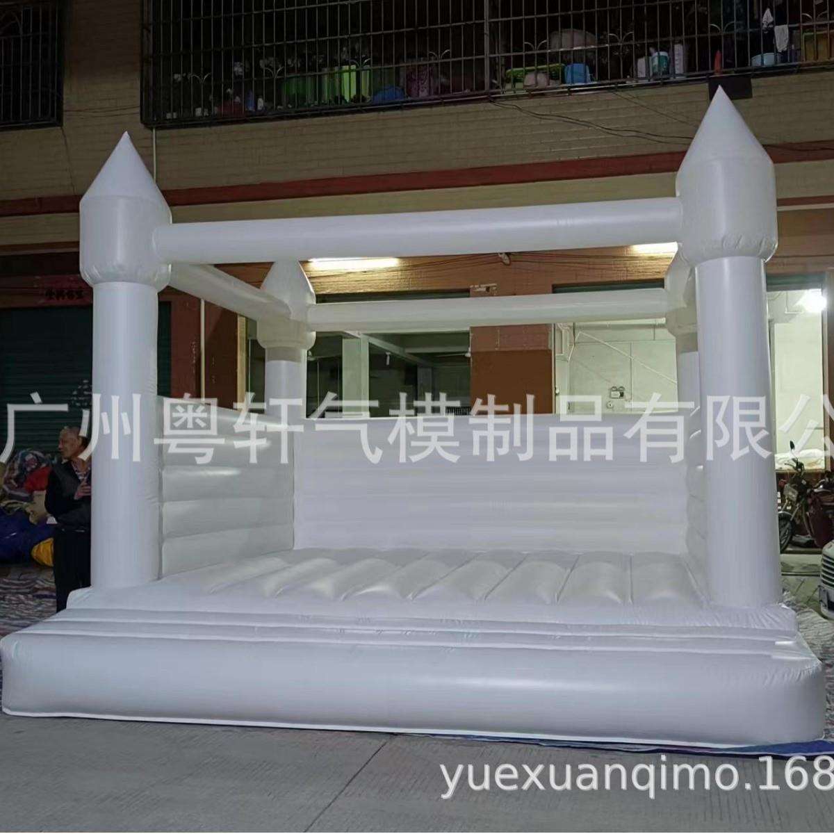 粉色充气跳床儿童蹦蹦床婚礼城堡派对求婚摄影道具欧美式生日礼物