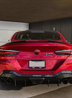 适用于宝马8系尾翼G14G15G16双四门改装刀锋尾翼碳纤尾翼小压尾