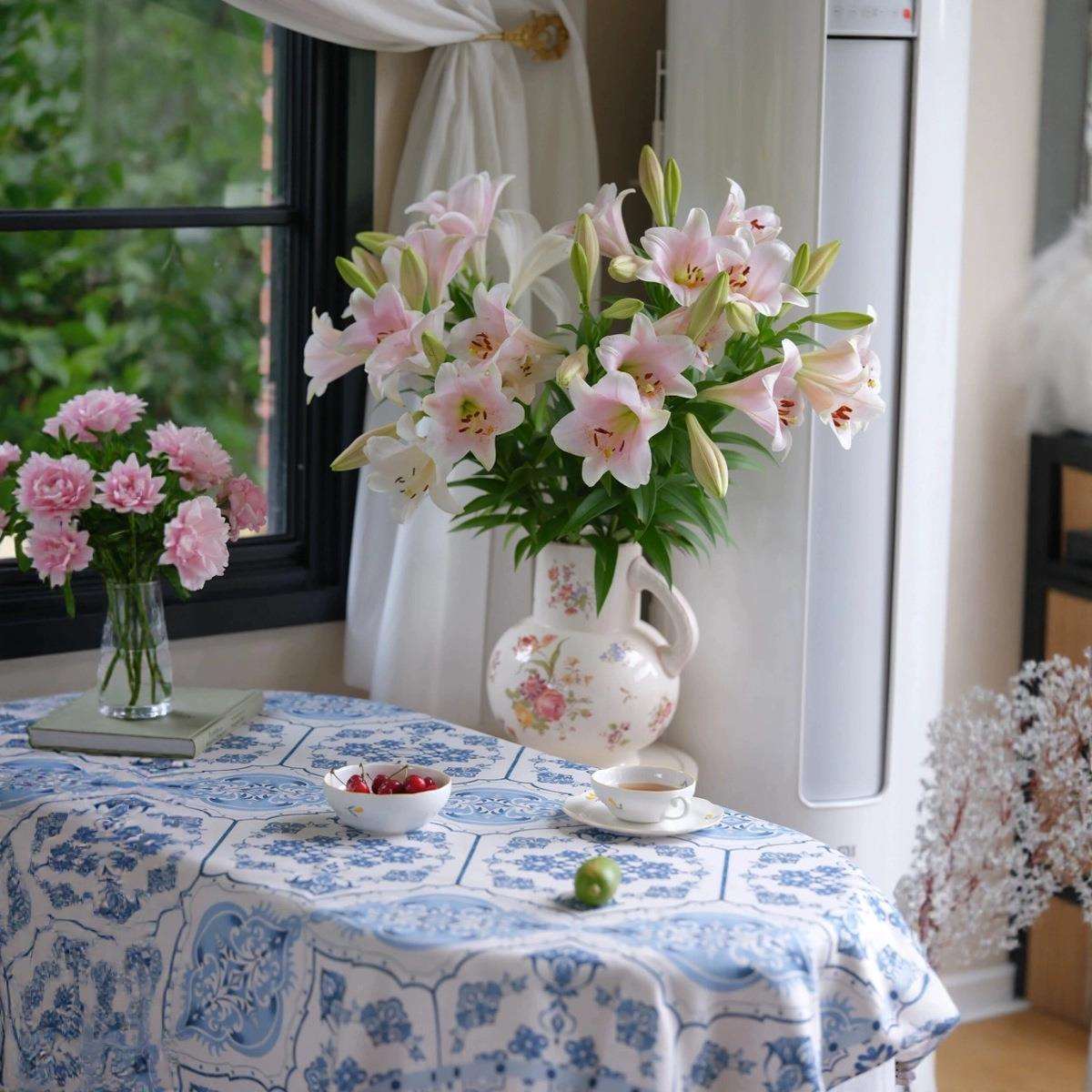 精选优质粉色铁炮百合花喇叭状大花苞花材物高级感鲜花云南直发