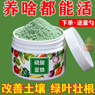 硫酸亚铁正牌正品酸性土壤通用型养花防黄叶植物果树养花新型肥料