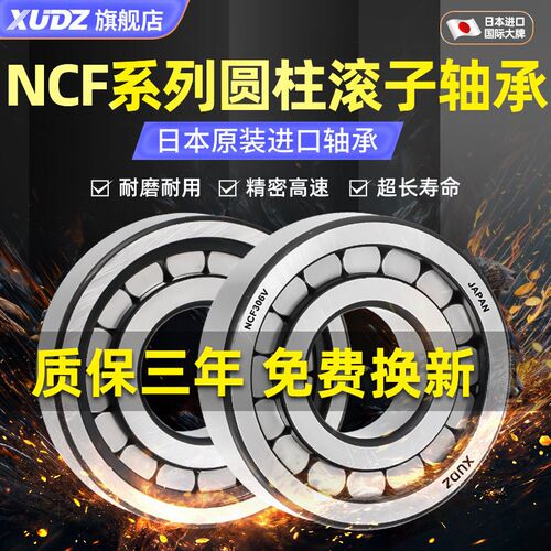日本进口XUDZ圆柱滚子轴承NCF303 304 305 306 307 308 309 310 V