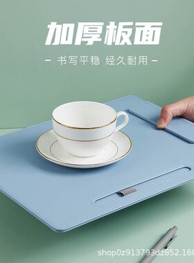 a4会议垫板夹定制logo写字垫板磁吸文件夹板酒店接待文件板夹皮革
