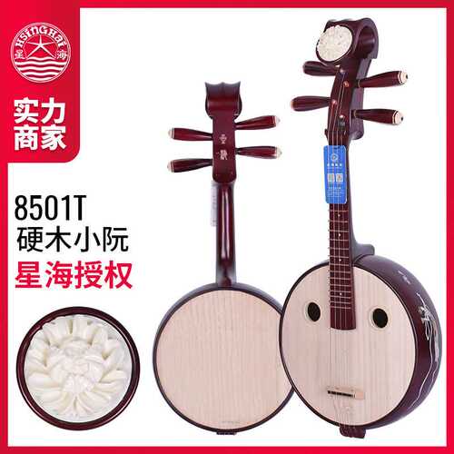 星海小阮乐器 8501T 硬木骨花小阮飞天仙女图 小阮民族乐器